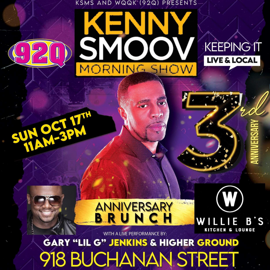 Kenny Smoov Morning Show Anniversary Brunch At Willie B’s | 92Q WQQK-FM