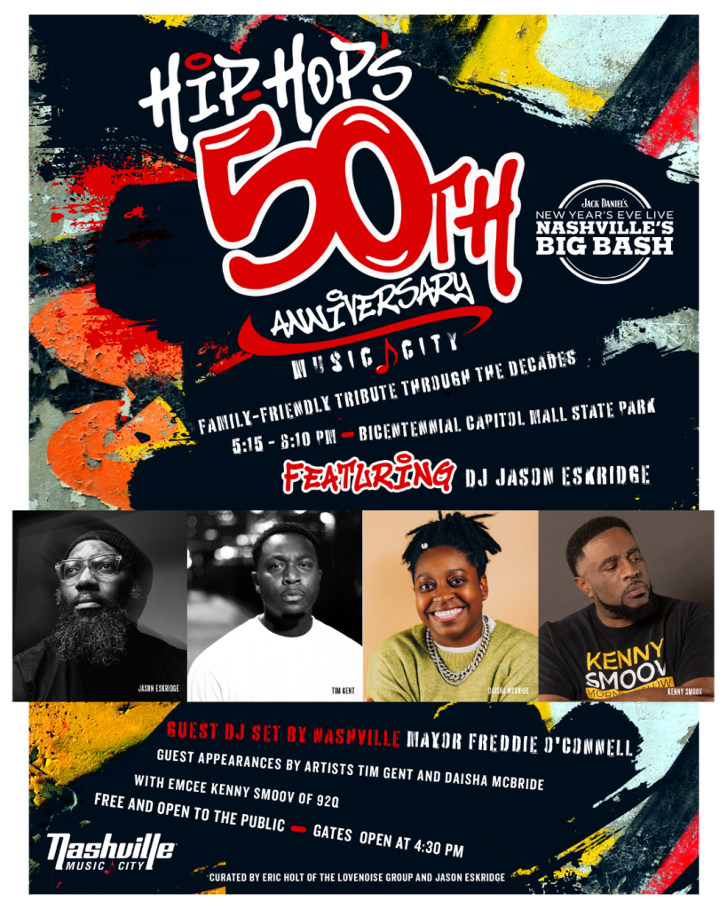 12/31/23 NYE LIVE Nashville’s Big Bash – Hip-Hop’s 50th Anniversary ...